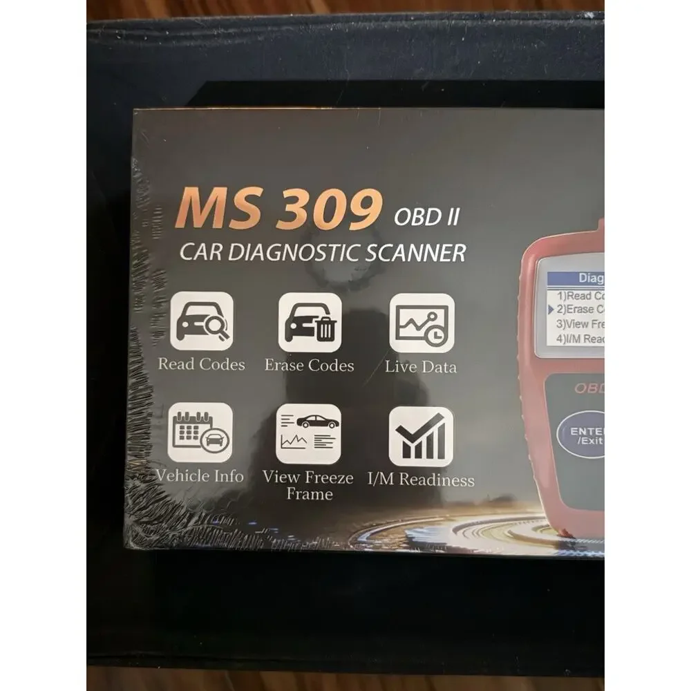 MS309 OBD2 Car Diagnostic Scanner – Check Engine Code Reader – New Sealed